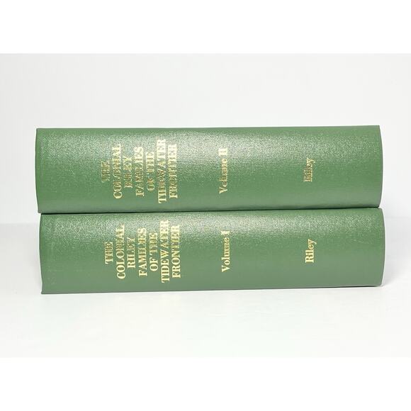Robert Riley “Colonial Riley Families Tidewater Frontier” Vol 1&2 Genealogy - Picture 2 of 16